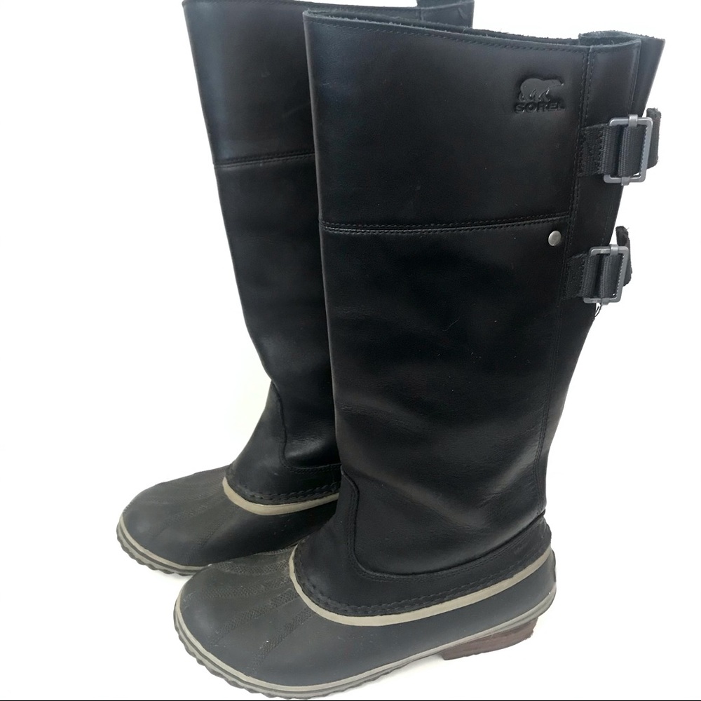 Sorel Slimpback Riding II Boots Leather Waterproof